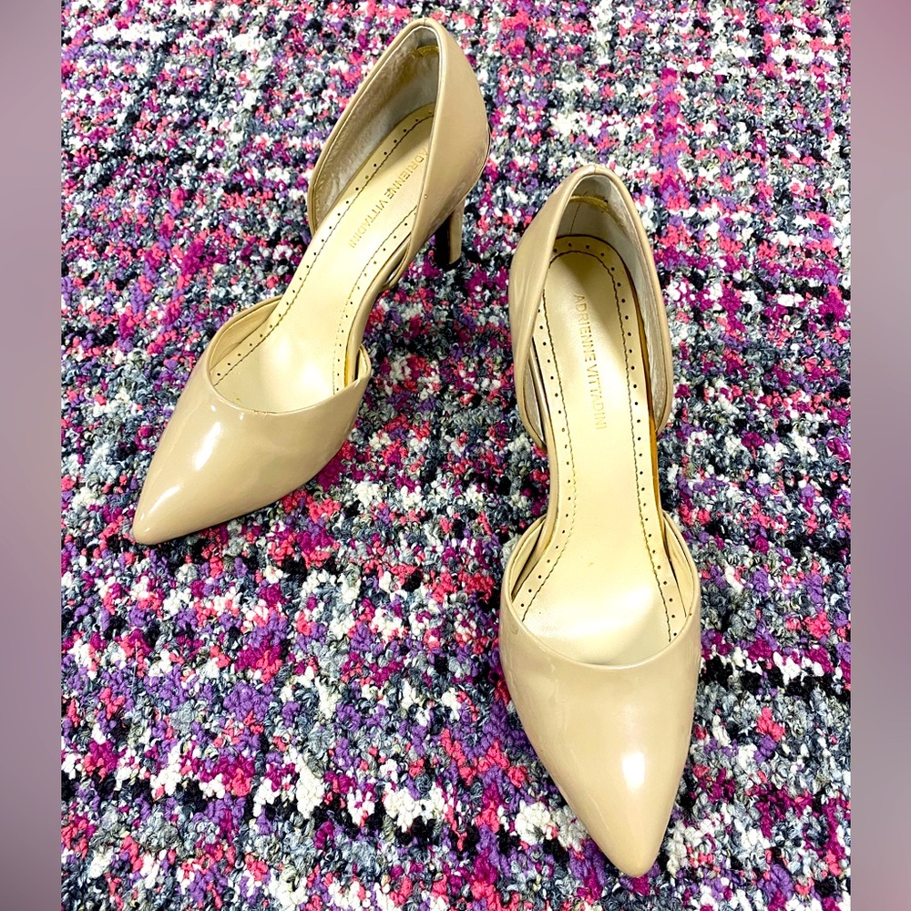 Adrienne Vittadini nude color heels - Size 6